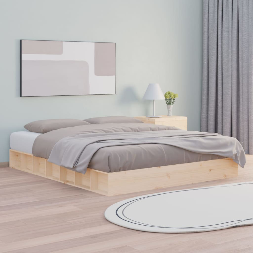 Alpen Home Rosenbloom Solid Wood Bed Brown Kingsize (5')