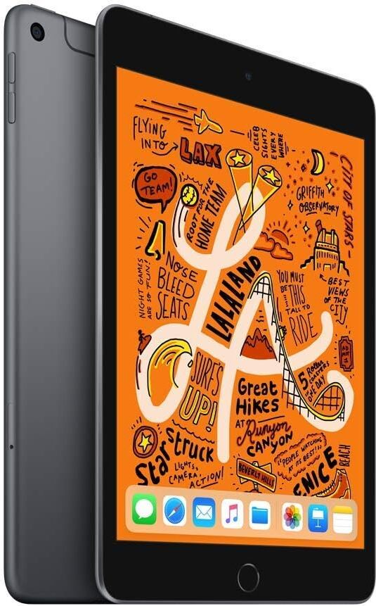 2019 Apple iPad Mini (7,9-Zoll, Wi-Fi + Mobilfunk, 256 GB) Space Grau ()