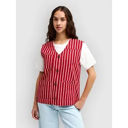 RVCA Pippa Utility Weste brick red Gr. M