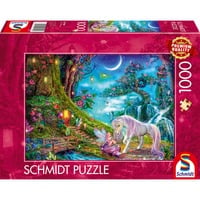 Wo sich Einhorn und Elfe gute Nacht sagen, Puzzle 1000 Teile