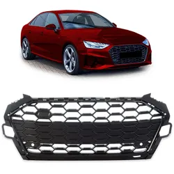 Kühlergrill Schwarz matt passend für Audi A4 B9 (8W) Facelift 2019-2023