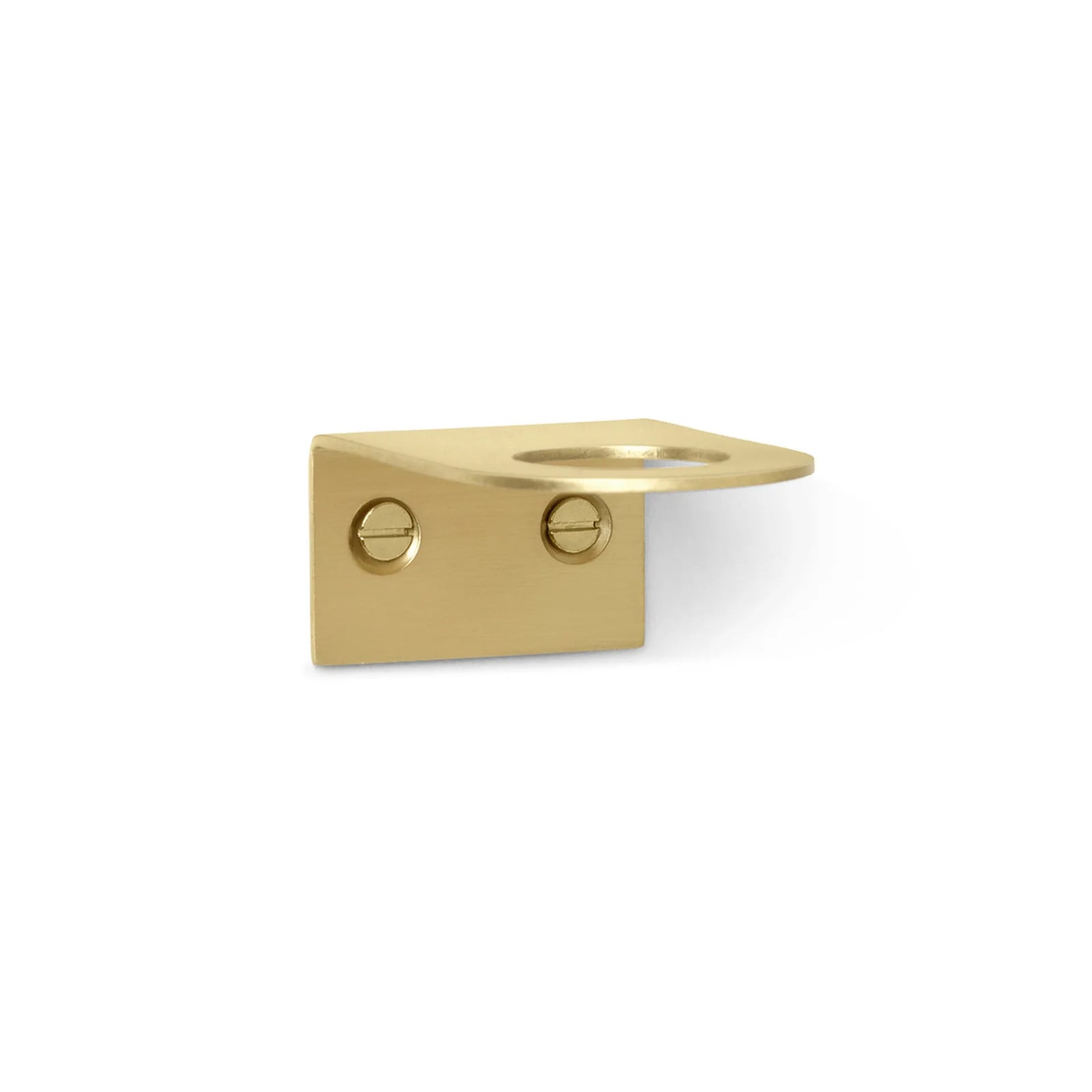Ferm Living Basho zeephouder Messing Goud Wandmontage