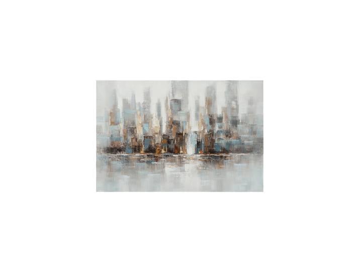 Handgemaltes Bild „abstrakte Skyline“ 80 x 120 cm Multicolor Crea Collection