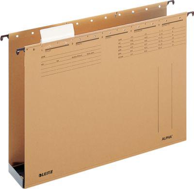 Leitz Alpha® Hängesammler 1941, mit Seitenbegrenzung, 60 mm Kunststoffboden, 15 Stück