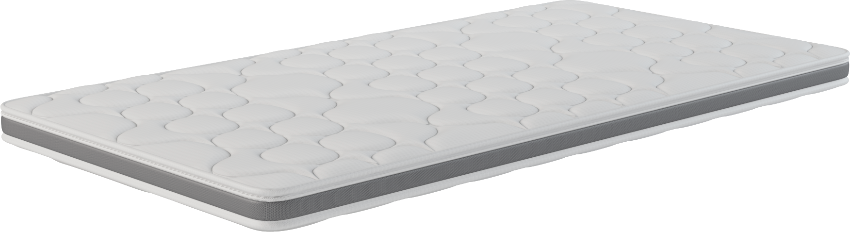 Topper HN8 SCHLAFSYSTEME "Top Dynamic S", weiß, B:100cm H:7cm L:200cm, Komfortschaum, Topper, Topper