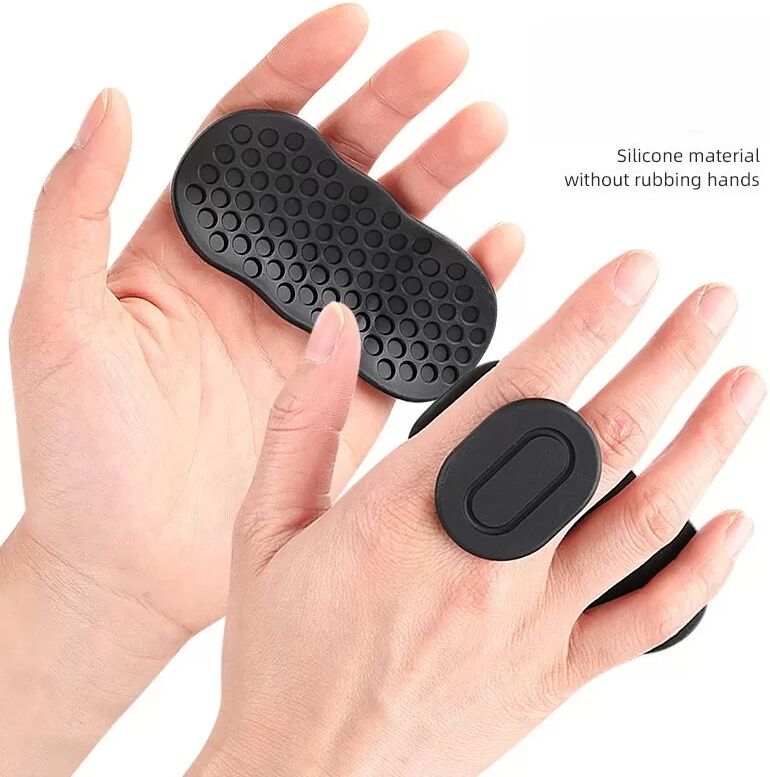 INF Protège-Paume en Silicone pour l'Haltérophilie Le noir