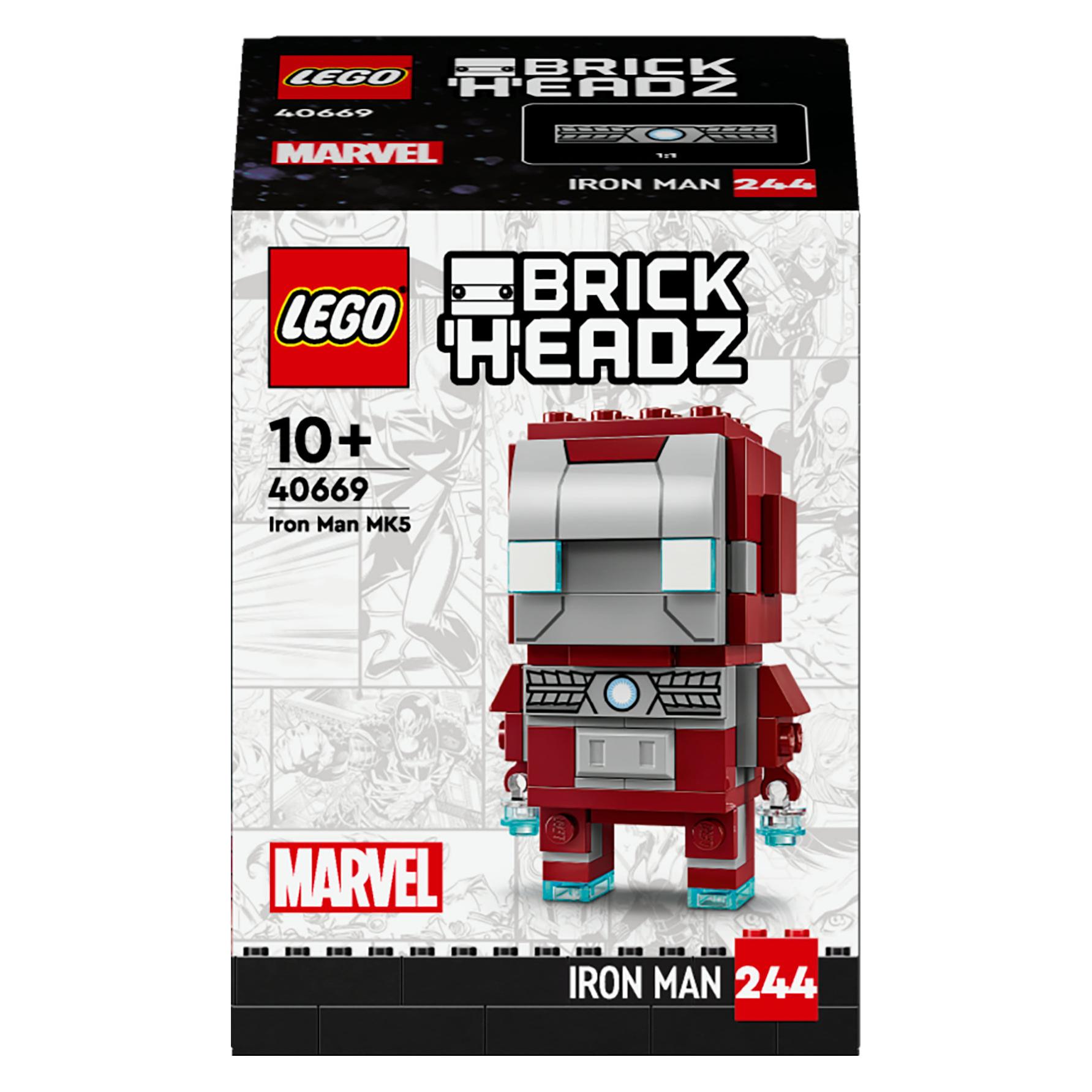 LEGO BrickHeadz Marvel Iron Man MK5 (40669, LEGO Brickheadz) (40669)