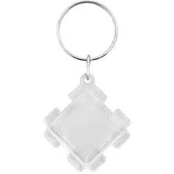CombiCraft Plexiglas Schlüsselanhänger Puzzelstück, 30x30mm - 50 Stück