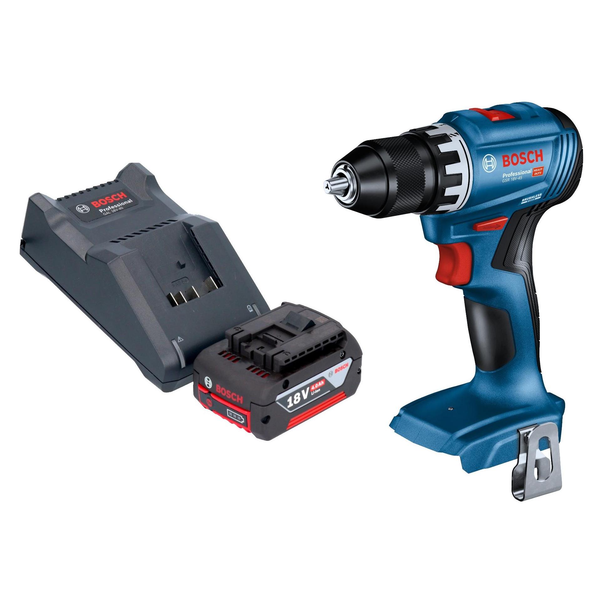 Bosch Professional GSR 18V-45 (Bohrschrauber) (06019K3200)