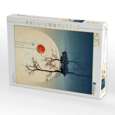 CALVENDO Puzzle Japan, der Tag erwacht | 1000 Teile Lege-Größe 64x48cm Foto-Puzzle für glückliche Stunden