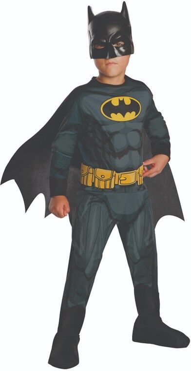 Déguisement 9-10 ans Batman noir et jaune Classique - Rubies