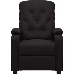 vidaXL Relaxsessel Elektrisch Schwarz Kunstleder