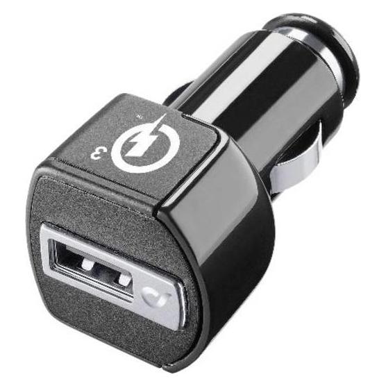 Cellularline Car Charger (CBRHUUSBQCK)