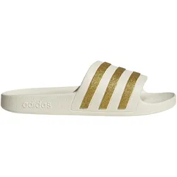 adidas Adilette Aqua Badelatschen Damen KJ7346 - off white/gold met./gold met. 42