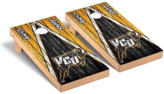 Skip's Garage Virginia Commonwealth Rams Triangle Cornhole Board Set