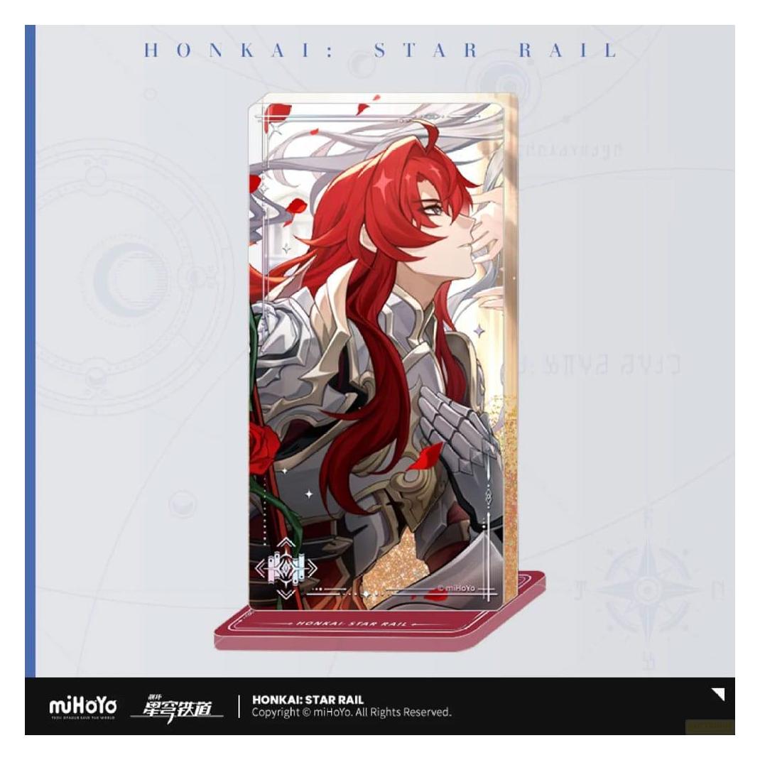 Mihoyo Honkai: Star Rail Light Cone Acryl Ornament mit Glitzer: Argenti An Instant Before a Gaze 15 cm (MHY00963)
