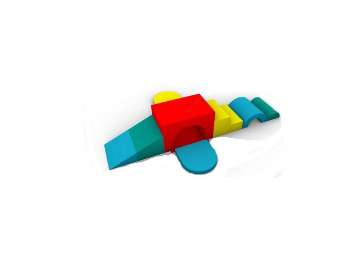 COSTWAY Spielbausteine, (7 St), Softbausteine, Großbausteine XXL für Baby