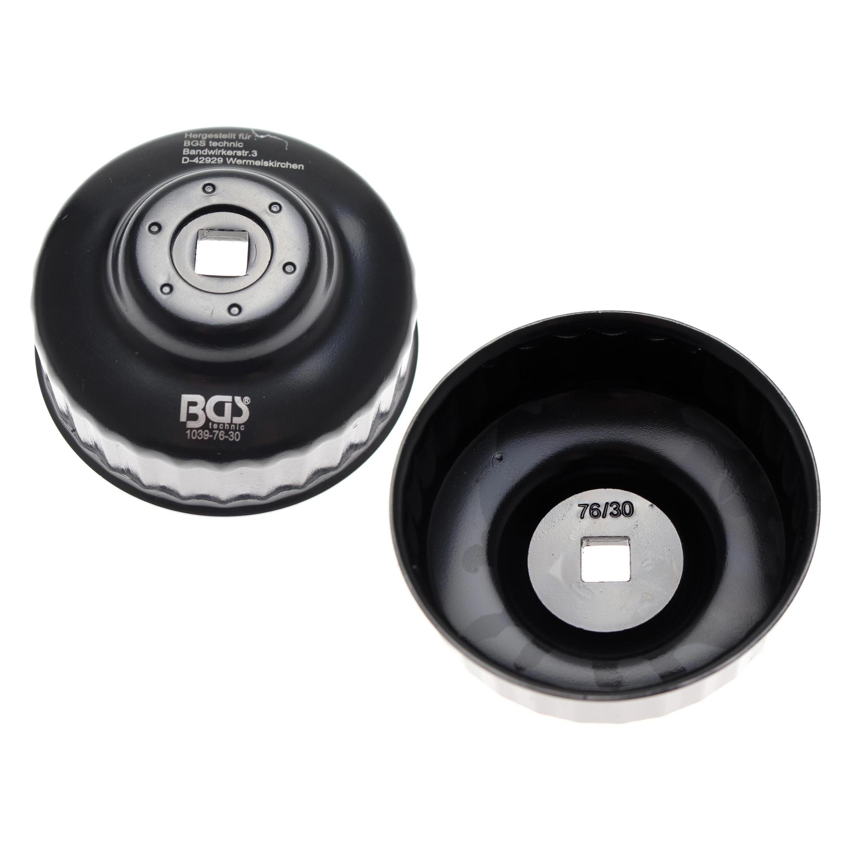 BGS Ölfilterschlüssel 30-kant Ø 76 mm für Ford Motorkraft (1039-76-30)