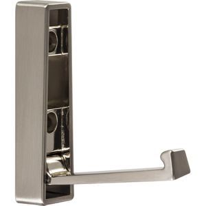 SO-TECH Garderobenhaken Bari, 108465, edelstahloptik, Einzelhaken aus Metall, klappbar