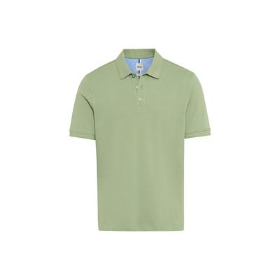 Poloshirt BRAX "Poloshirt Pete 1er Pack", Herren, Gr. S, grün, Obermaterial: 96% Baumwolle CO. 4% Elasthan EL., Shirts