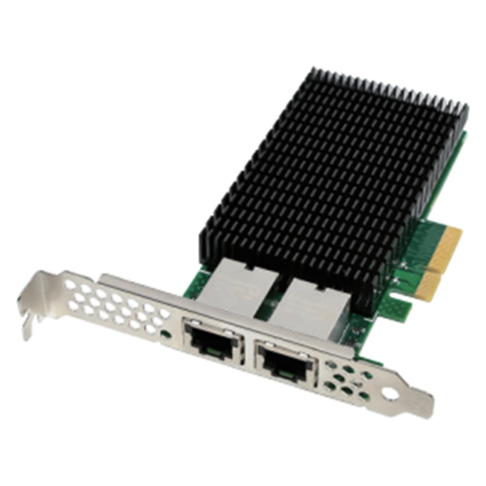 Allnet PCIe 10G X8 Dual Port Network Card- Copper RJ45- PCIe 3.0 - ALL0139v2-2-10G-TX (Mini PCI Express, PCIe) (ALL0139v2-2-10G-TX)