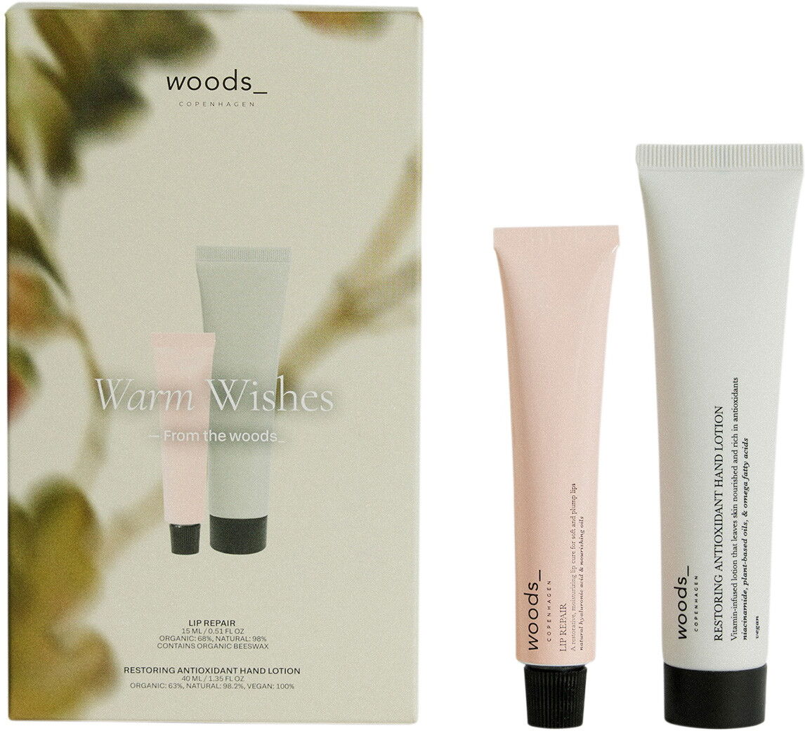 55ml woods_ copenhagen WARM WISHES FROM THE WOODS_GIFT SET (Lip Repair 15ml + Hand Lotion 40ml)