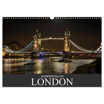 Wundervolles London (Wandkalender 2027 DIN A3 quer), CALVENDO Monatskalender
