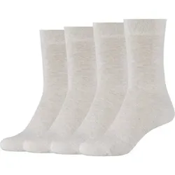 CAMANO Damen Socken Online Women ca-soft cotton Socks 4p, Größe 35-38 in Braun Braun