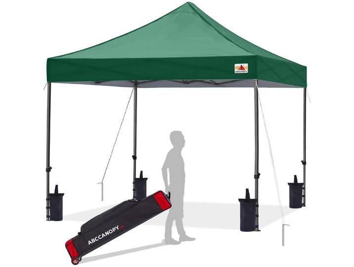 Pavillon Pop-up Gartenzelt Dunkelgrün 2,5x2,5M Wasserdicht