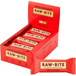 Raw-Bite Fruchtriegel Rohkost Apple Cinnamon, BIO, ohne Zuckerzusatz, je 50 g, 12 Riegel