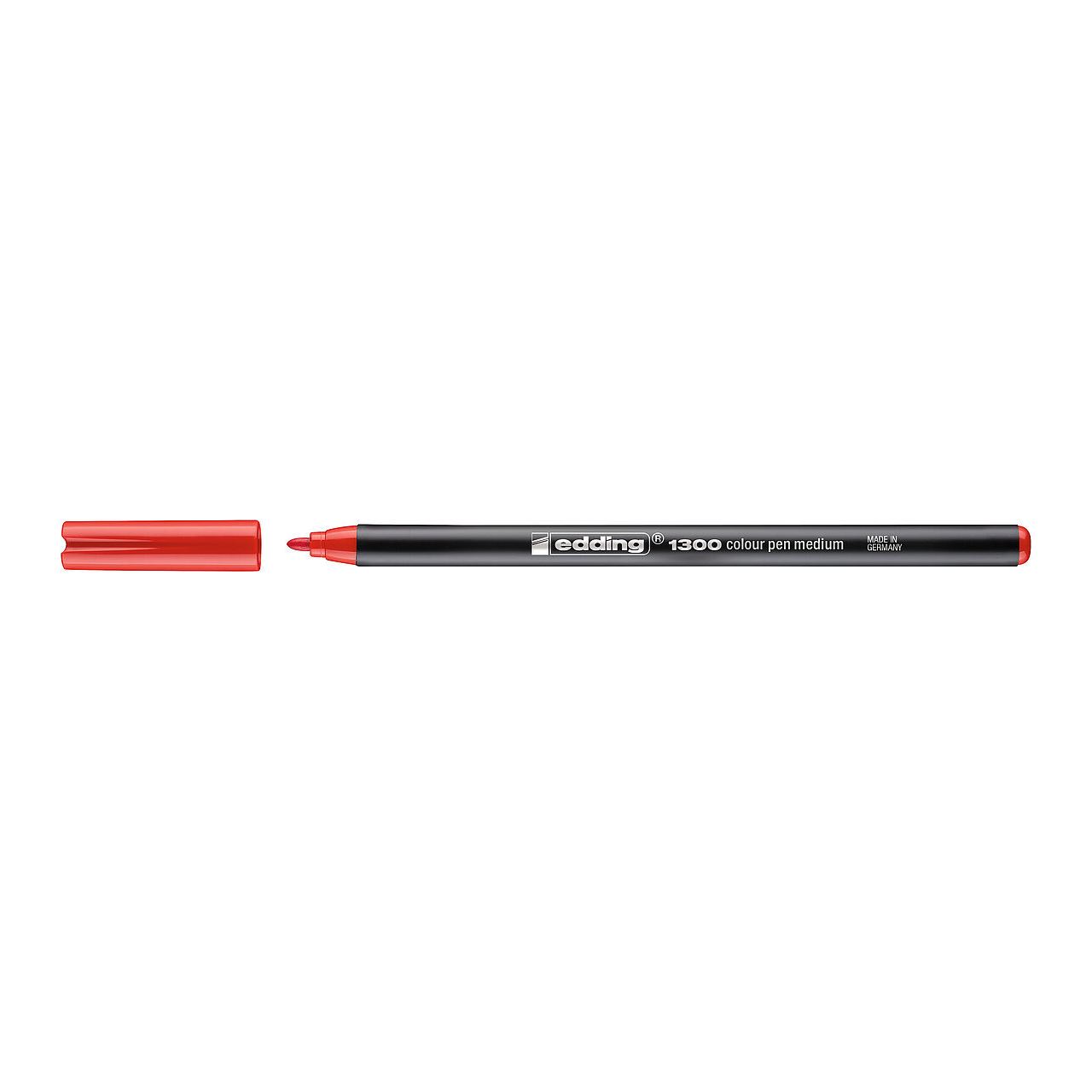 edding 1300 Filzstifte rot, 10 St.
