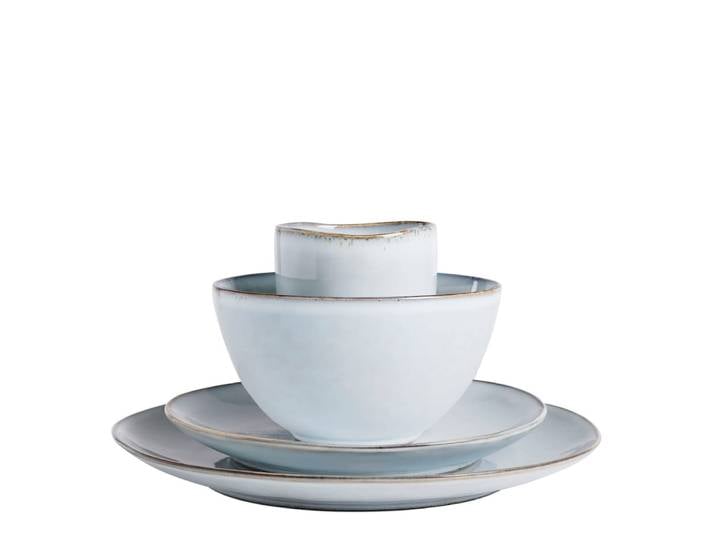 Service de table gris céramique h32xl27xl31cm