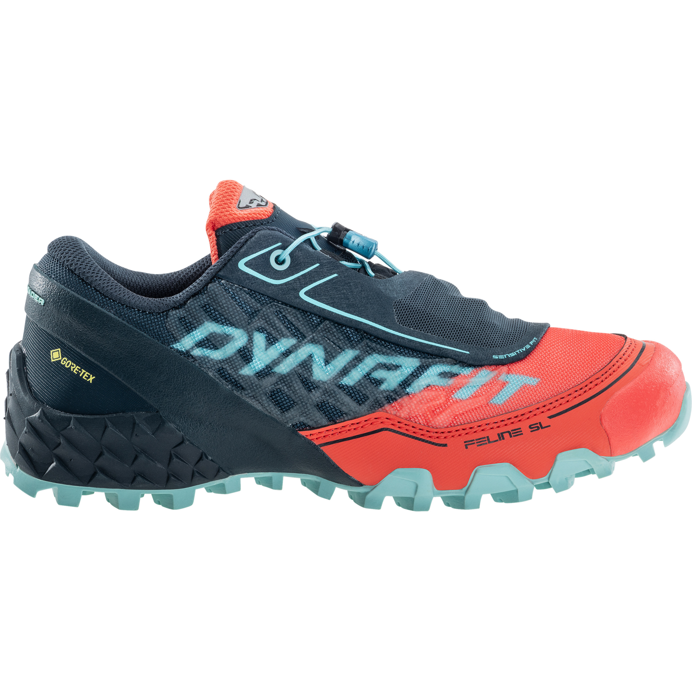 Dynafit Feline SL GTX Damen Zustiegsschuhe tuerkis Größe 36.5 Trailrunning Wasserdicht