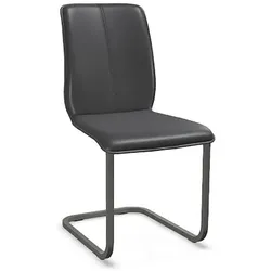 bert plantagie Freischwinger Tara 817-A Leder Schwarz