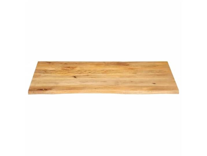 KTHLBRH Tischplatte mit lebenden Kanten, 100 x 60 x 3,8 cm, Massivholz Tropisches Hartholz, glatte Oberfläche, leicht zu reinigen, einzigartiges rustikales Design, für den Innenbereich