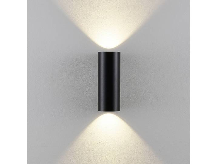 Wandlamp buiten CAN, dimbaar, zwart, Aluminium, Wandlamp buiten