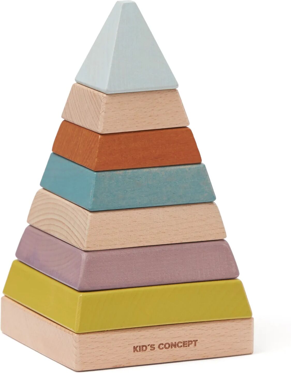 Kid's Concept Pyramide à empiler en bois Multicolore taille unique