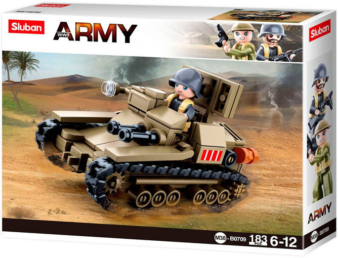 WWII : Armée Italienne Small Tank 183 pcs - Sluban