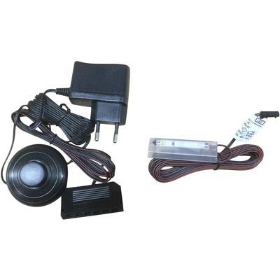 LED Schrankinnenraumbeleuchtung HOME AFFAIRE "Glaskantenbeleuchtung", schwarz (kaltweiß), B:2cm H:1cm L:6cm, Leuchten