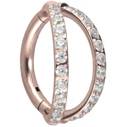 Titan Segmentring Clicker 2 RINGE + EINGEFASSTE KRISTALLE