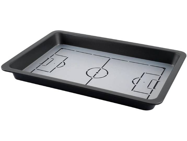 Backblech ZENKER mit Spielfeld 42 cm x 29 cm , schwarz, B:42cm H:4cm T:29cm, Backbleche, Backblech