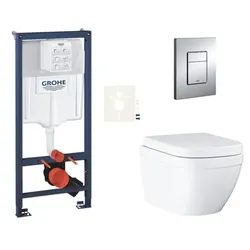 GROHE Euro Ceramic Wand-WC Set für Vorwandmontage SIKOGRSEUE