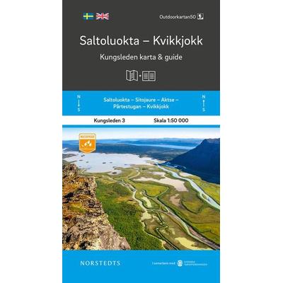 Saltoluokta Kvikkjokk Kungsleden 3 1:50 000, Karte von , Norstedts Akademiska Förl, 978-91-1-310087-6