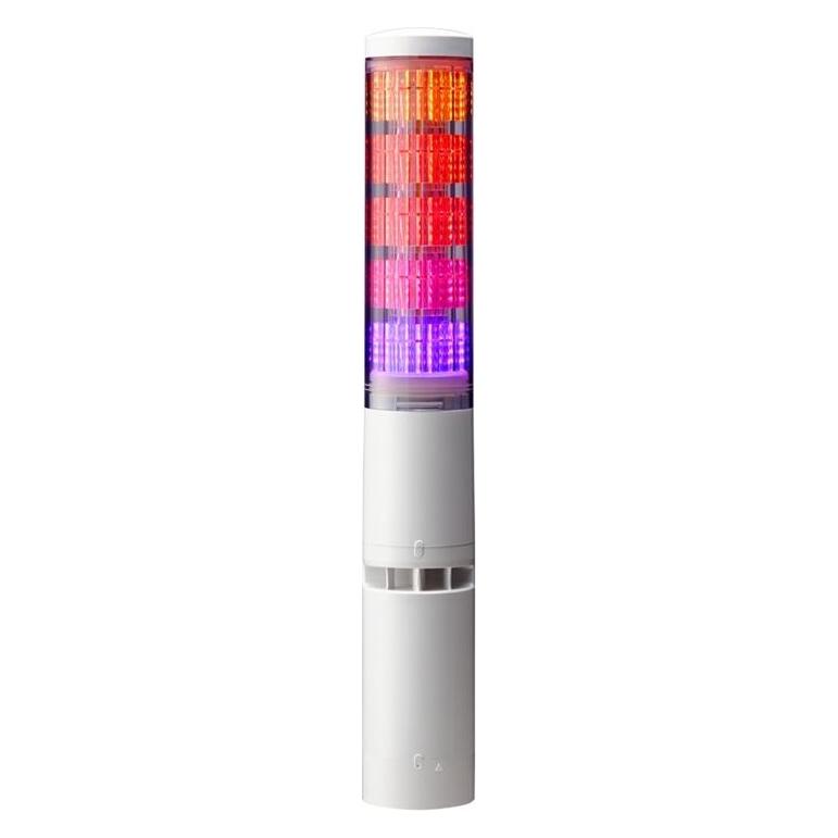 Patlite Signalsäule LA6-5DTNWB-POE TCP/IP POE HTTP prog. LED (LA6-5DTNWB-POE)