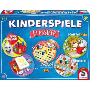 Schmidt-Spiele Brettspiel Kinderspiele Klassiker, ab 3 Jahre, Spielesammlung, 2-6 Spieler