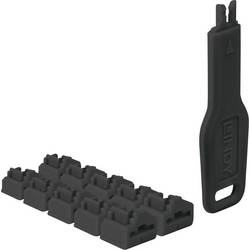 LINDY 47891 RJ-45-Portschlösser + Schlüssel Schwarz