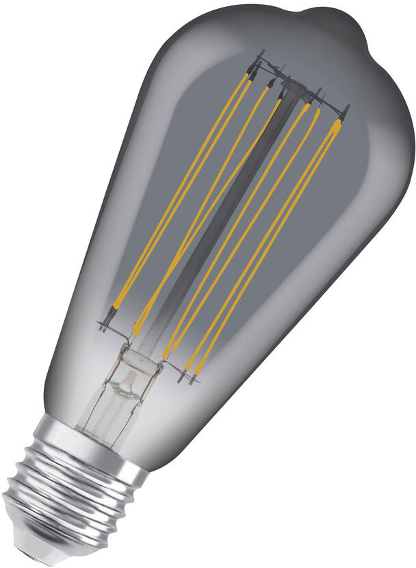 Osram Vintage 1906 Led Classic Slim Filamnet Edison Dimmable 11w 818 Smoke E27