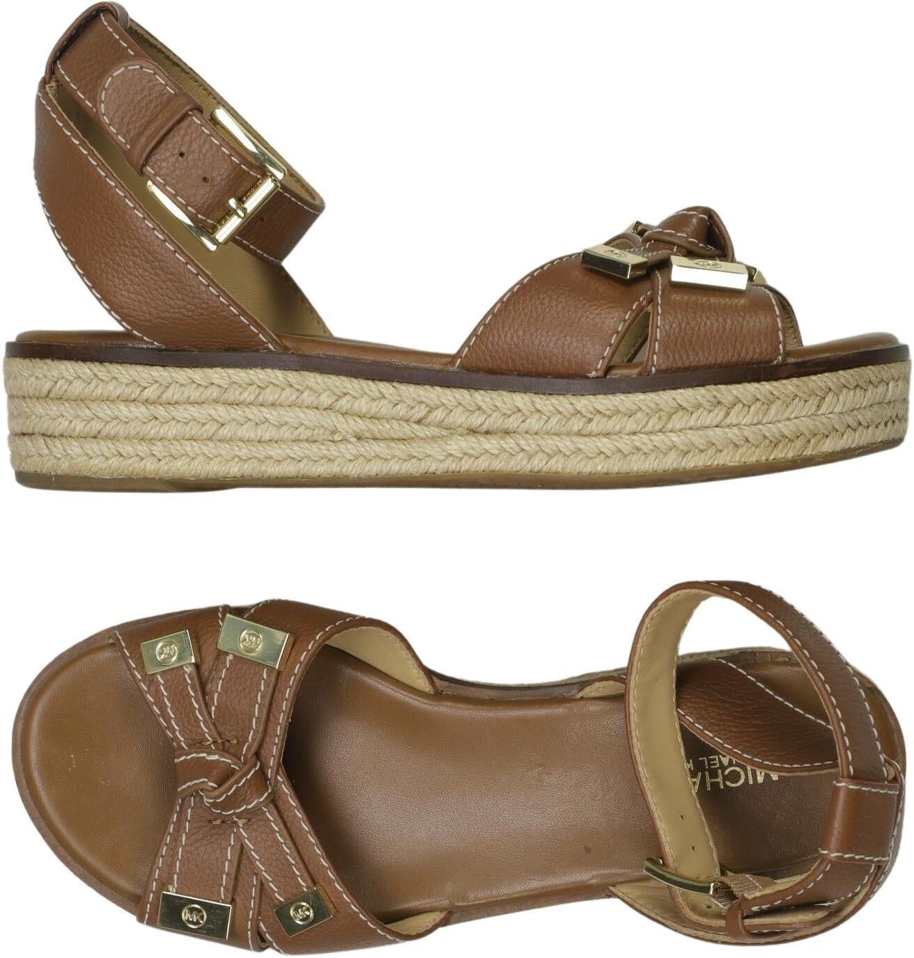 Michael Michael Kors Damen Sandalen, Braun, Gr. EU 36, Leder - Second Hand