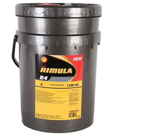 Motoröl SHELL 550070444 Rimula R4 X 15W40 20L