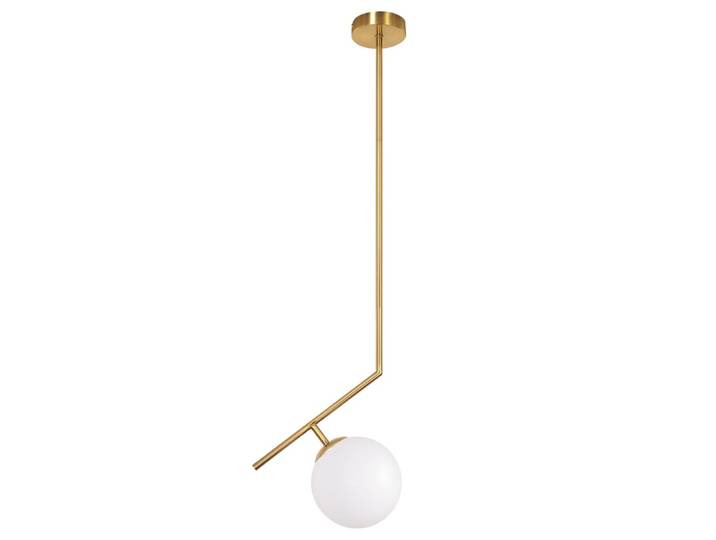 Suspension en fer doré 25x15x90cm g9
